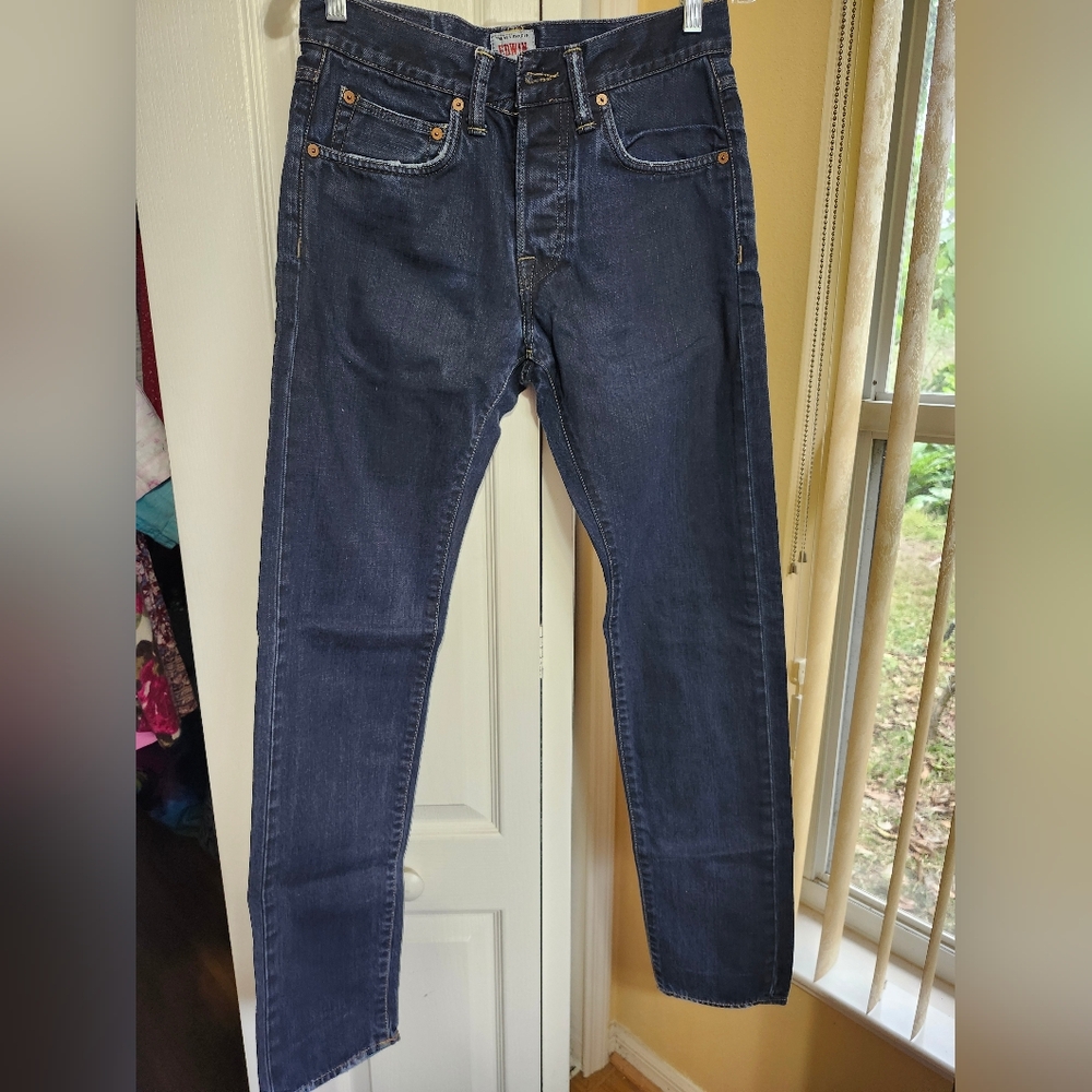 EDWIN ED-55 Relaxed Fit Jeans — 29 x 32 — 100% Cotton — Classic Japanese Denim